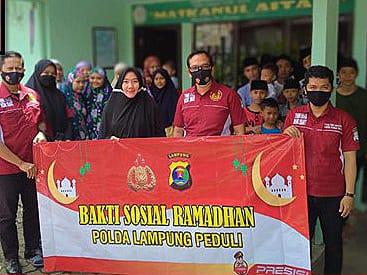Polda Lampung Bhakti Sosial Ramadan, Bentuk Kepedulian Polri Kepada Masyarakat